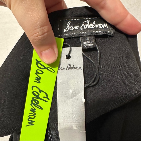 NWT Sam Edelman black puffy sleeve dress - size 4 - Picture 6 of 7